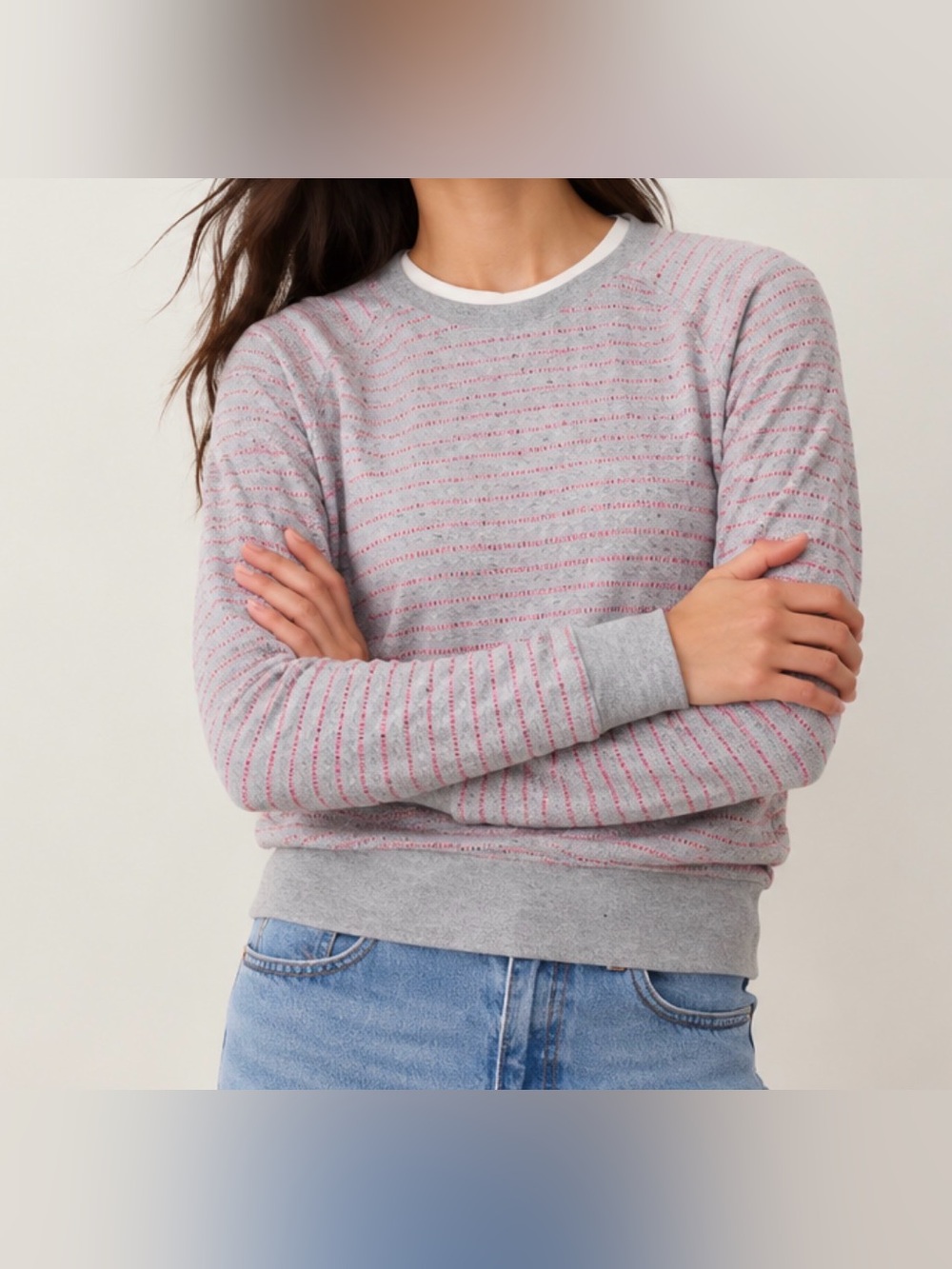 Marine Layer women’s Juno Reversible Raglan Top size M
